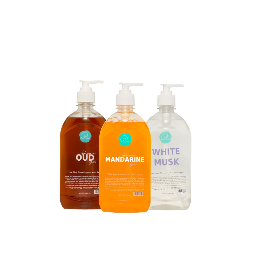 Showergel set of 3