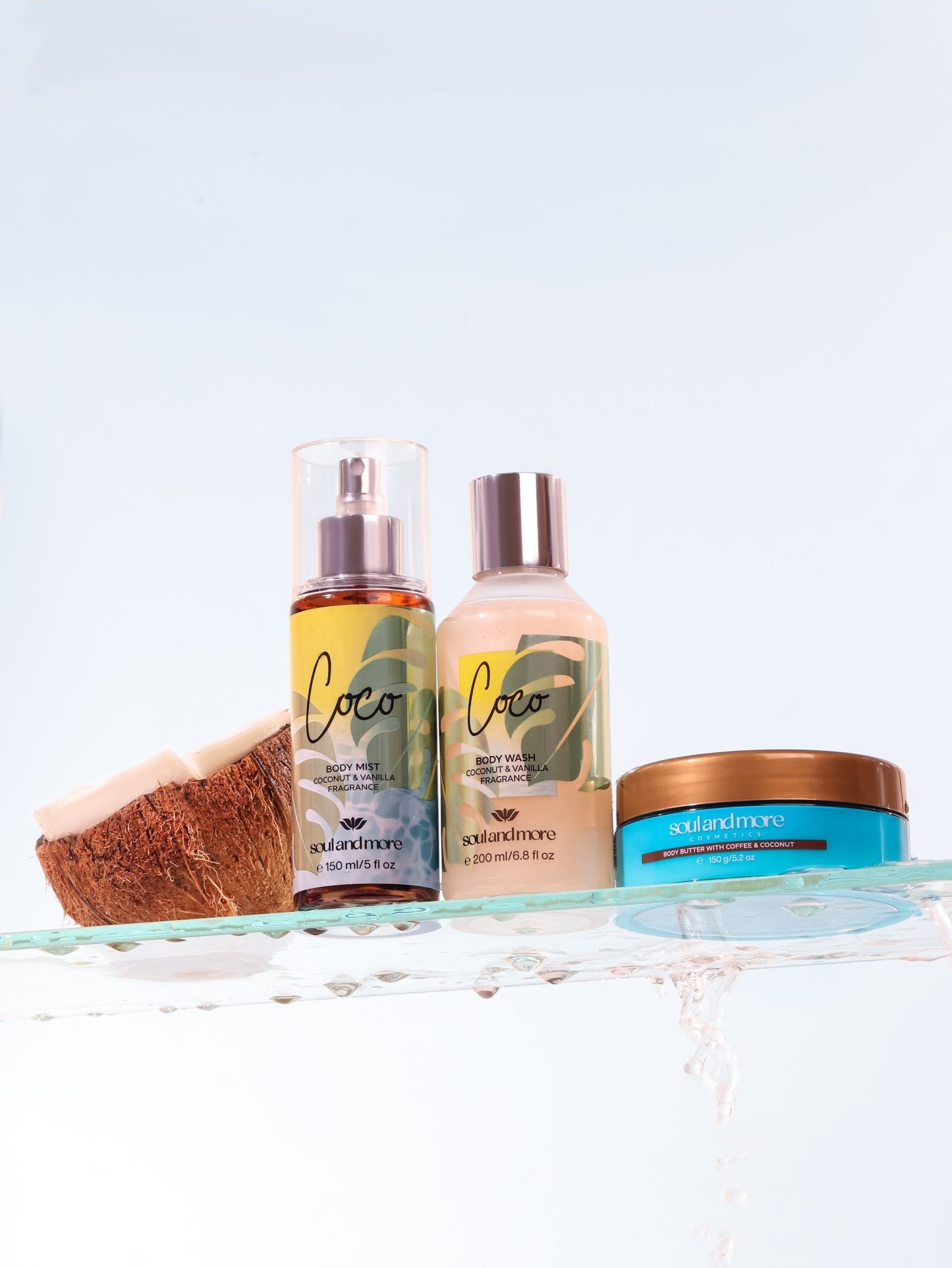 Coconut set of 3 - soulandmore