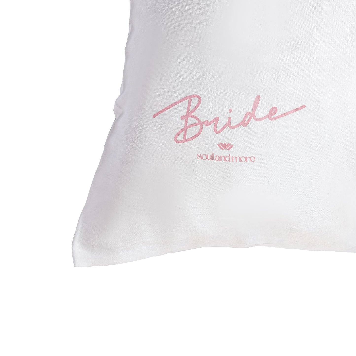 Bridal satin pillow case
