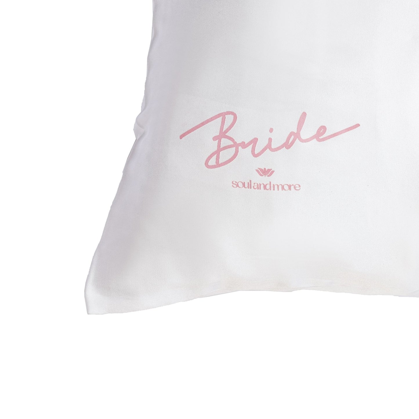 Bridal satin pillow case - soulandmore