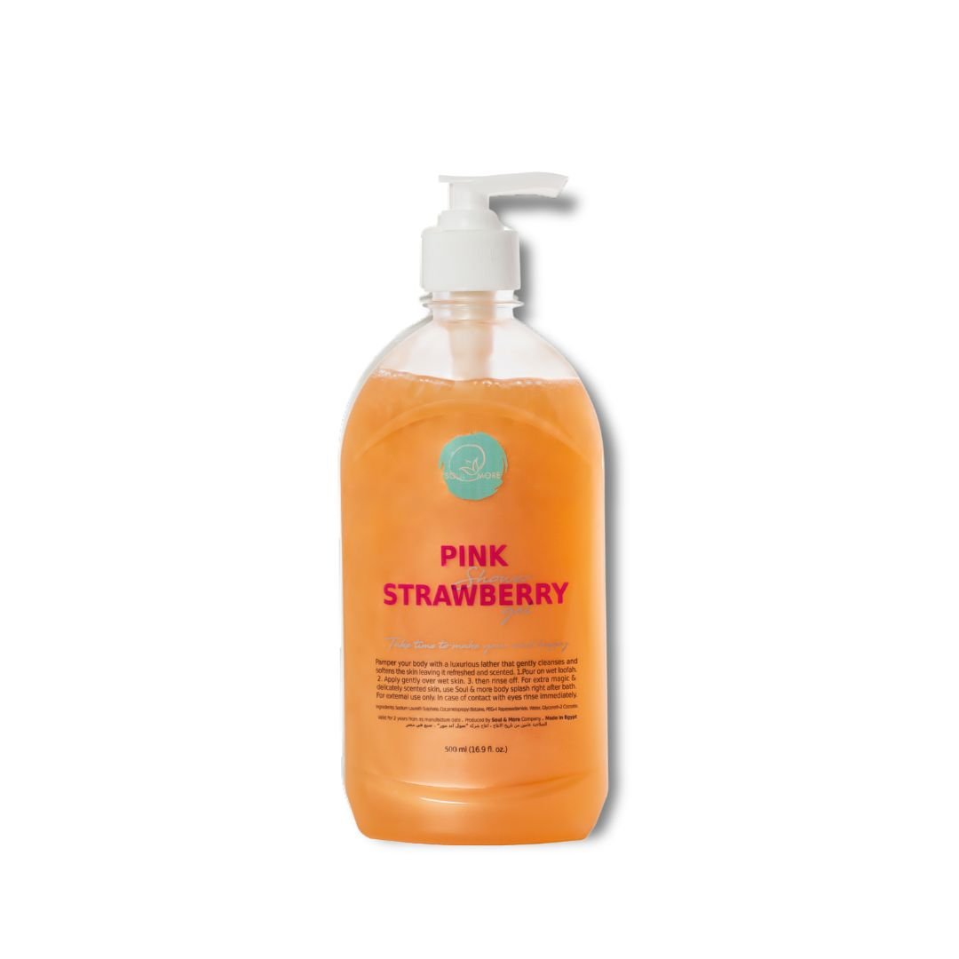 Pink Strawberry Shower Gel - soulandmore