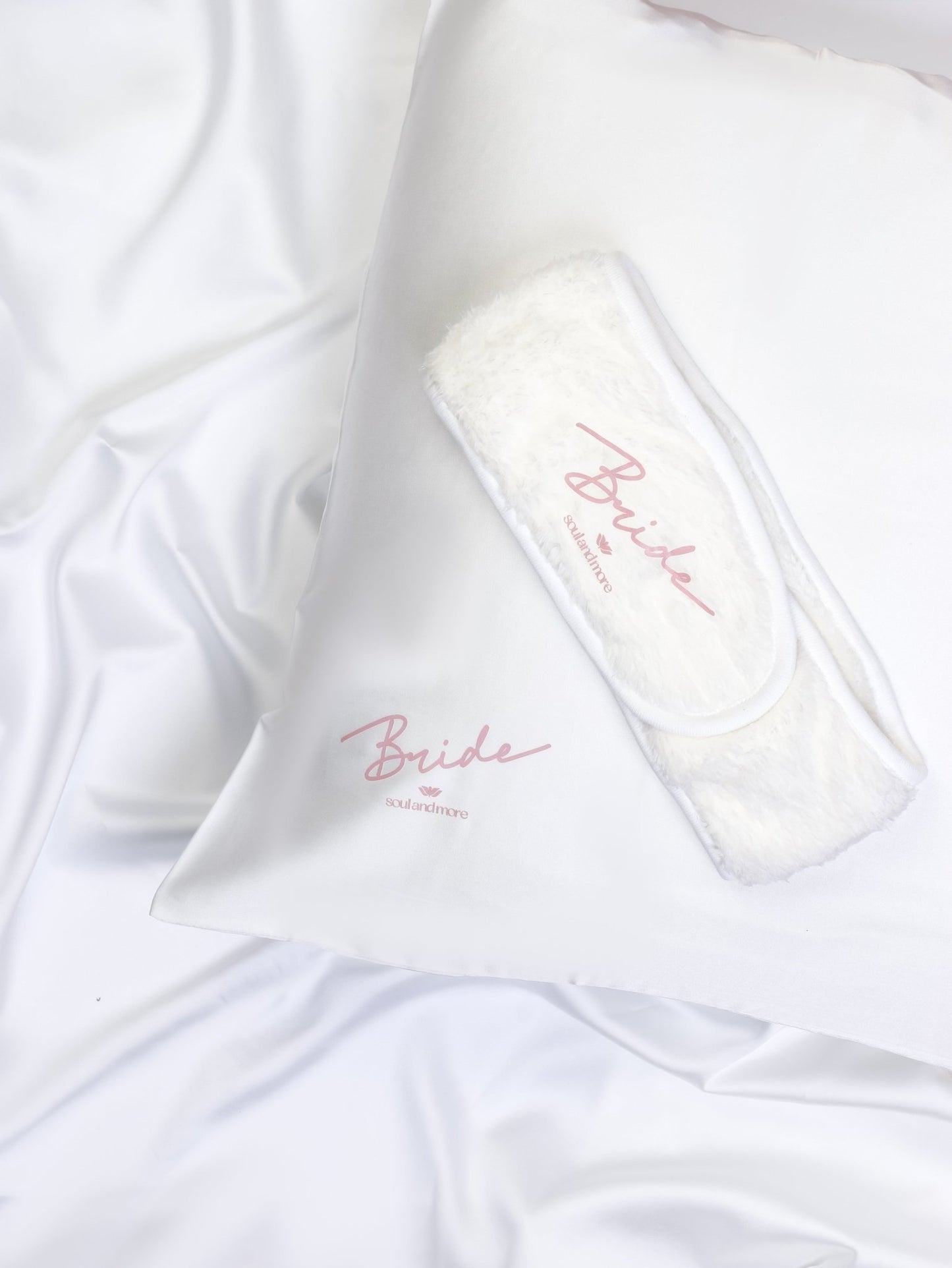 Bridal satin pillow case - soulandmore