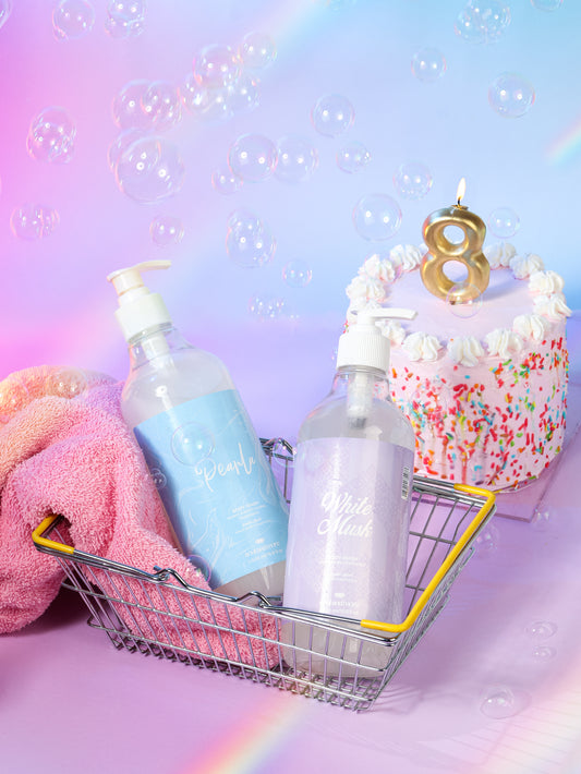 Duo shower ( pearla-white musk)