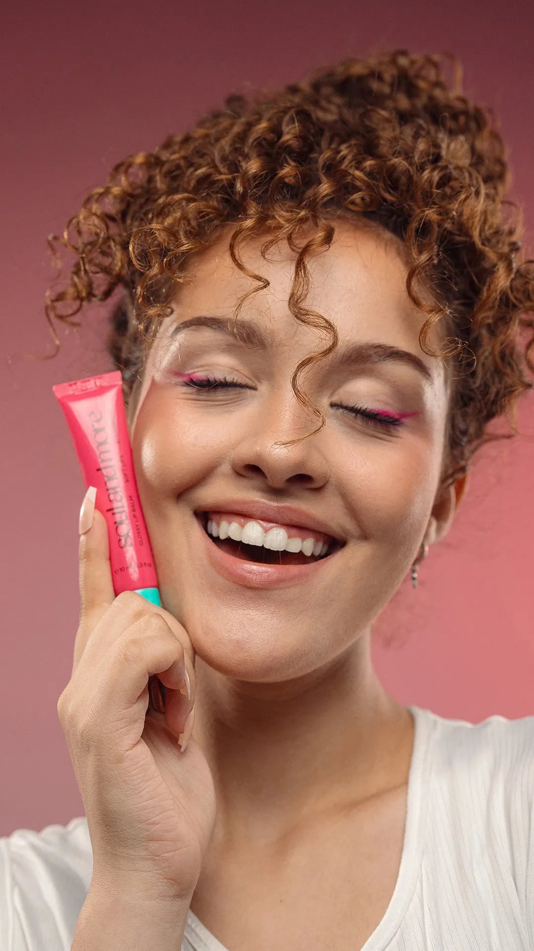 Strawberry Glossy Lip Balm - soulandmore