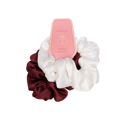 Bridal scrunchies set