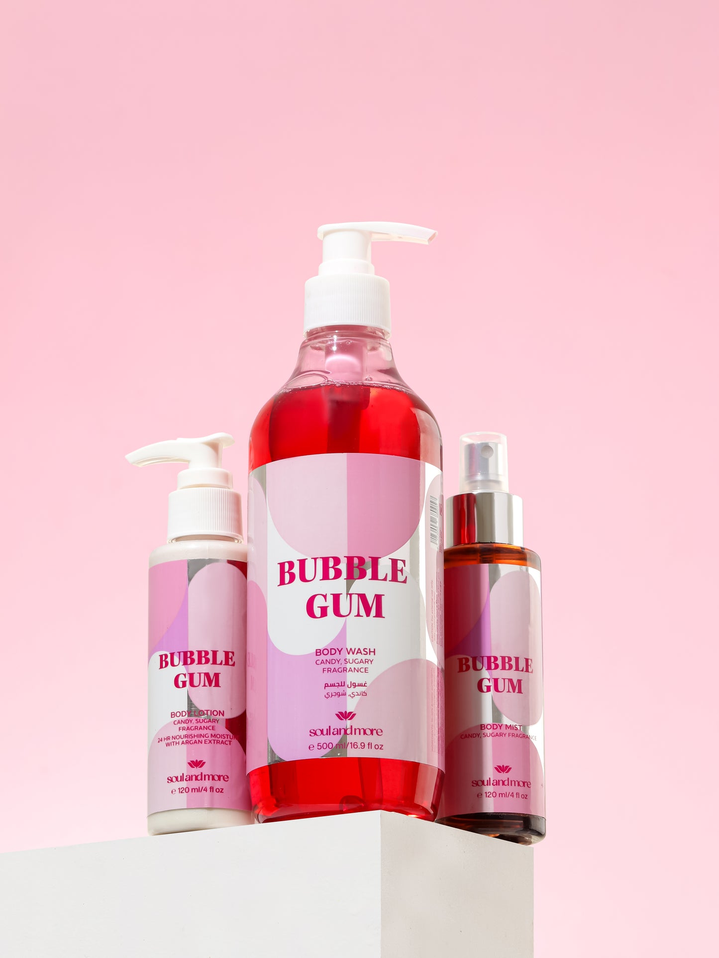 Bubblegum Delight Set of 3