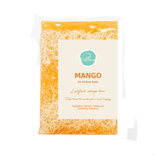 Mango Loofah Soap - soulandmore