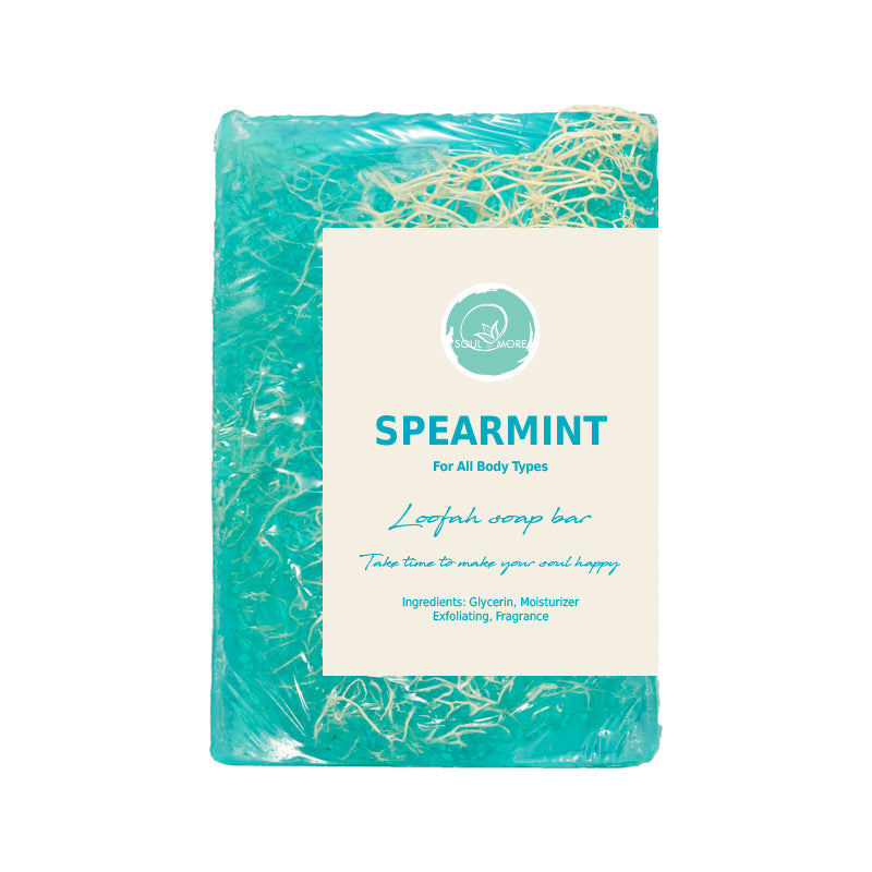 Spearmint Loofah Soap (7044009001126)