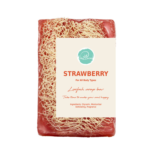 Strawberry Loofah Soap (7044007887014)